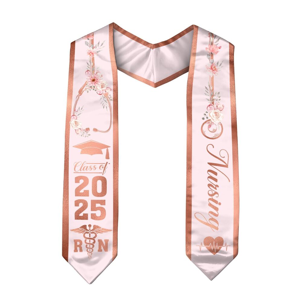 6847 Nursing Stole, Nursing Graduation Stole, Nursing Graduation, RN Stole